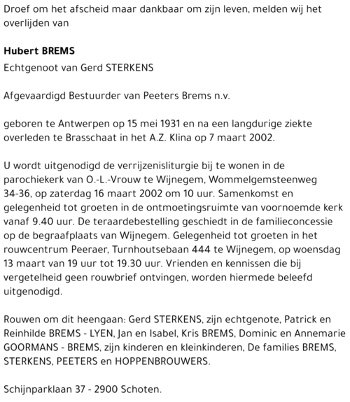 Hubert Brems