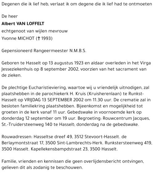 Albert Van Loffelt