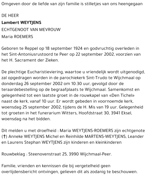 Lambert Weytjens