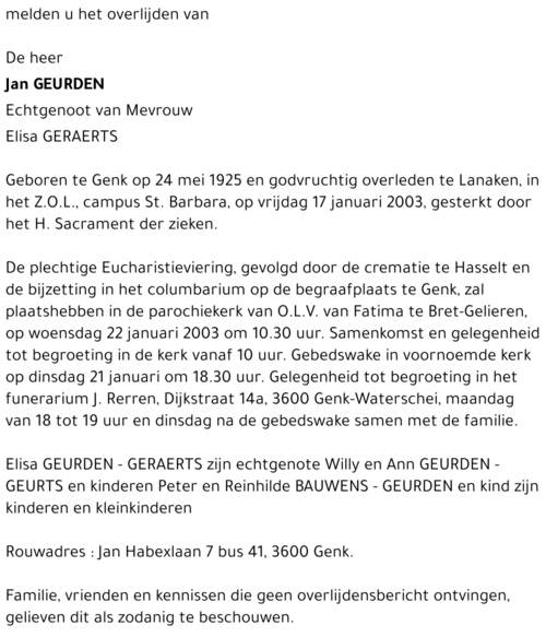 Jan GEURDEN