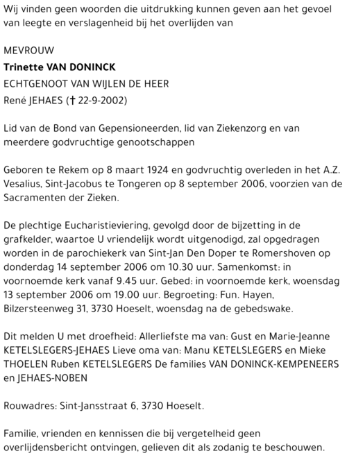 Trinette Van Doninck