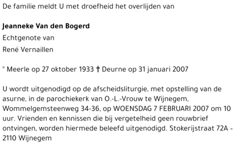 Jeanneke Van den Bogerd