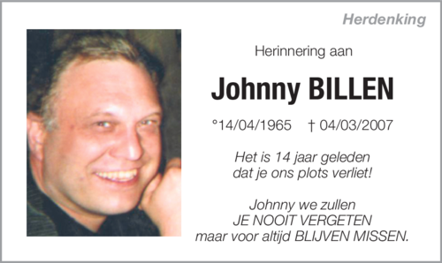 Johnny Billen