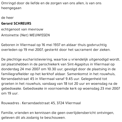 Gerard Schreurs