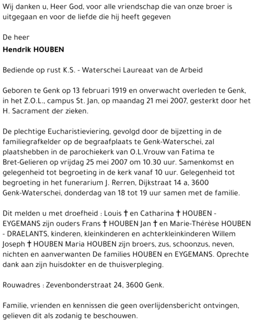Hendrik HOUBEN