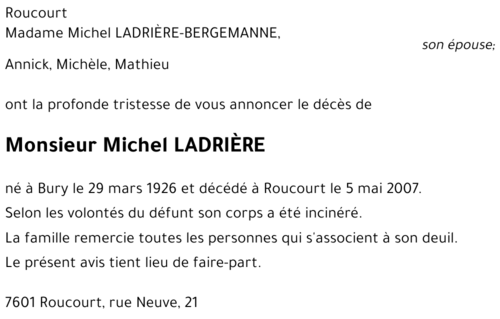 Michel LADRIÈRE