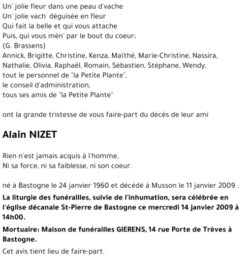Alain NIZET