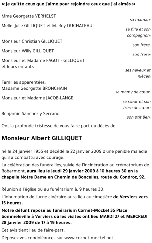Albert GILLIQUET