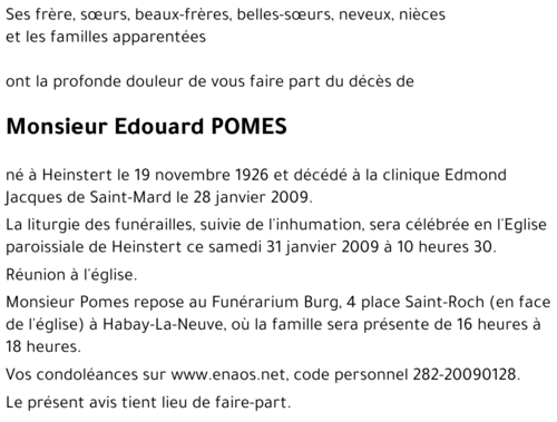 Edouard POMES