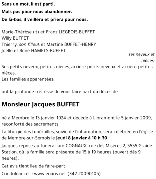 Jacques BUFFET