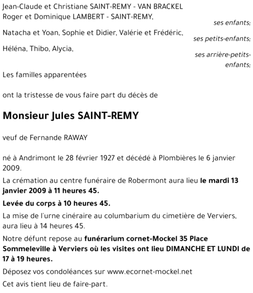 Jules SAINT-REMY