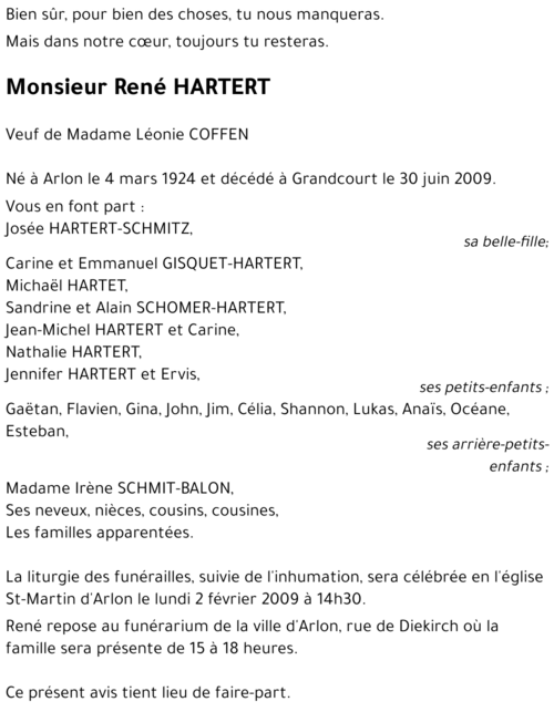 René HARTERT