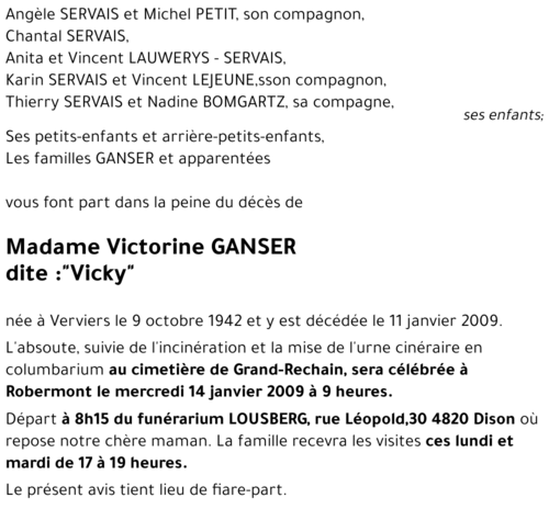 Victorine GANSER