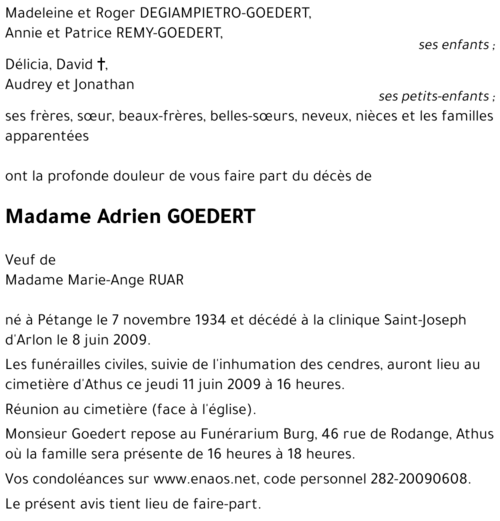 Adrien GOEDERT