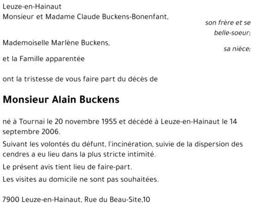 Alain Buckens