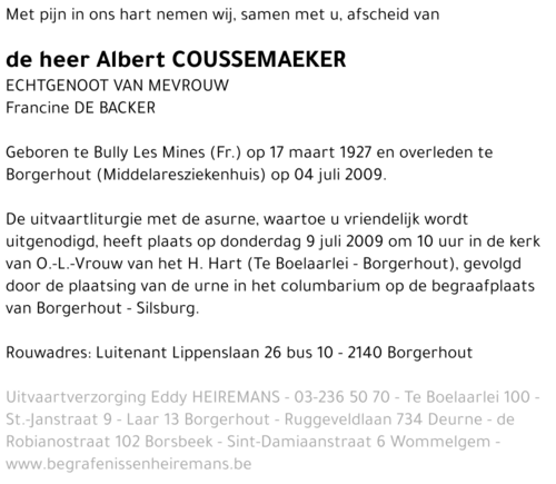 Albert Coussemaeker