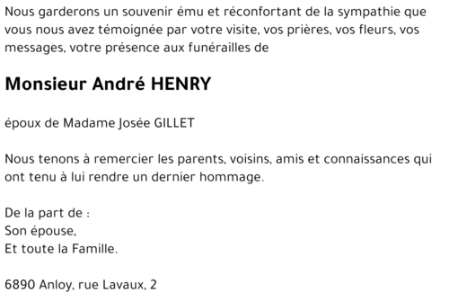 André HENRY