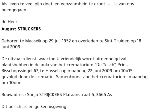 August Strijckers