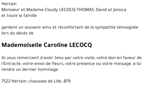 Caroline LECOCQ