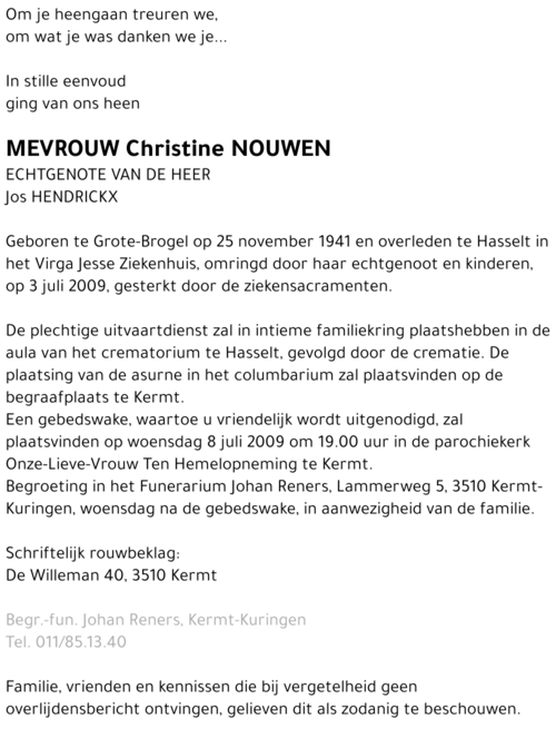 Christine Nouwen