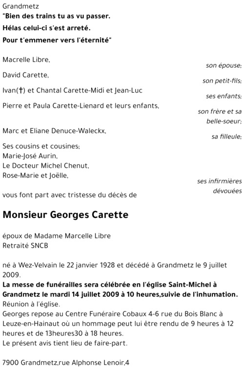 Georges Carette