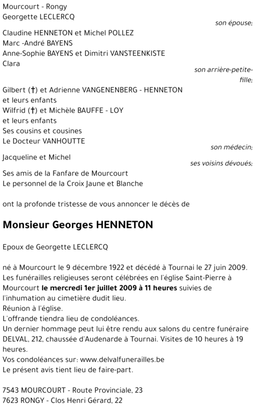 Georges HENNETON