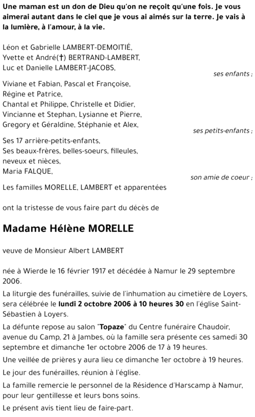 Hélène MORELLE