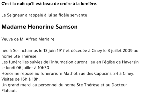 Honorine Samson