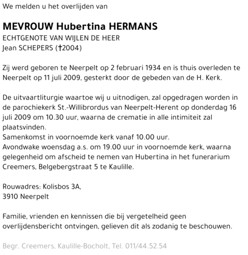 Hubertina Hermans