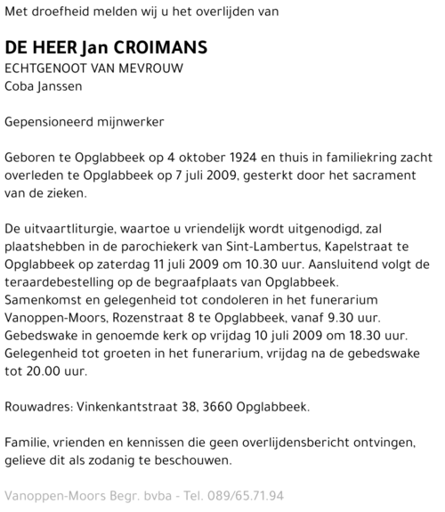 Jan Croimans