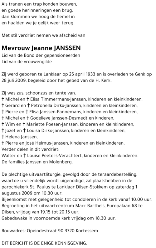 Jeanne Janssen