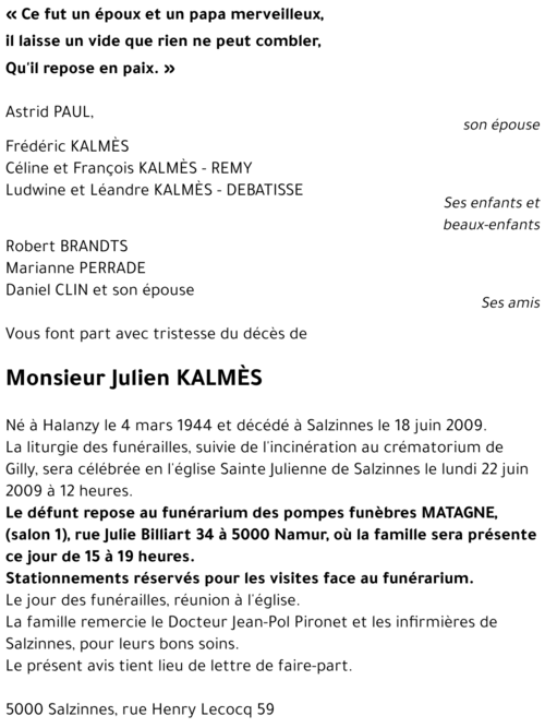 Julien KALMES