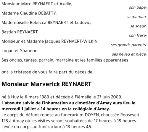 Marverick Reynaert
