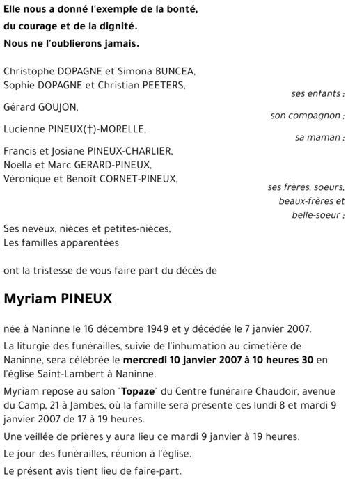 Myriam PINEUX