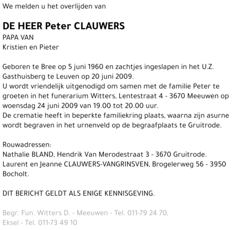 Peter Clauwers