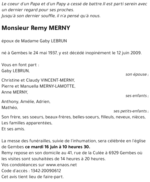 Remy MERNY