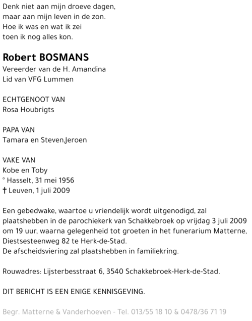 Robert Bosmans