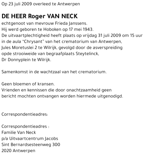 Roger Van Neck