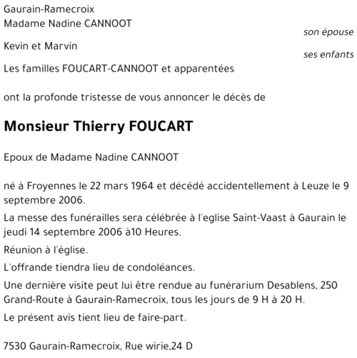 Thierry FOUCART