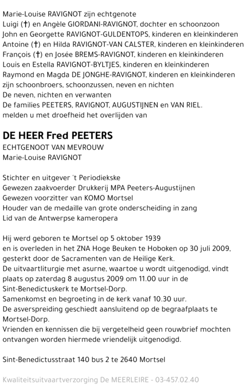 Fred Peeters