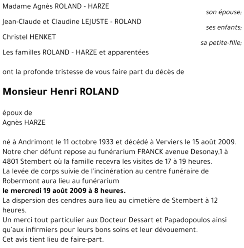 Henri ROLAND