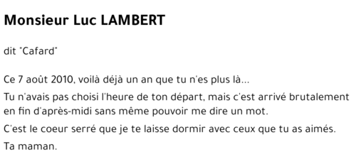Luc LAMBERT