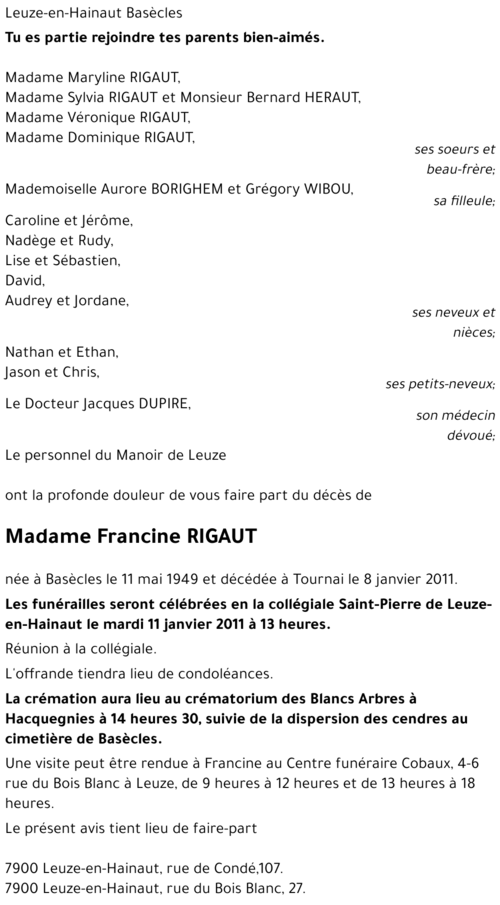Francine Rigaut