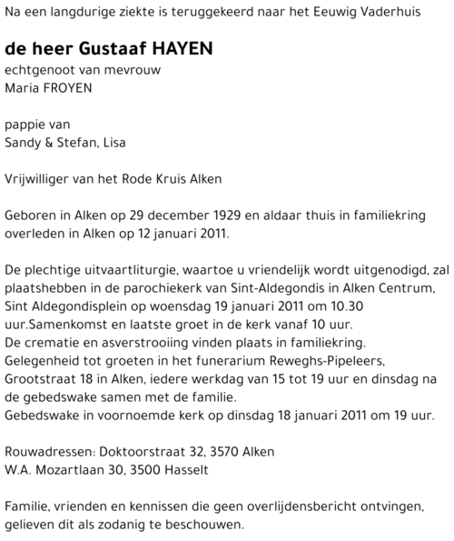 Gustaaf Hayen