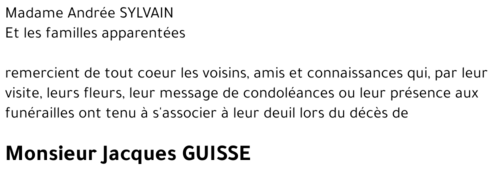 Jacques GUISSE
