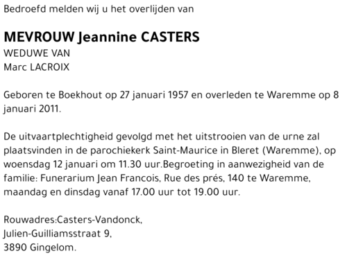 Jeannine Casters