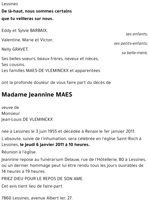 Jeannine MAES