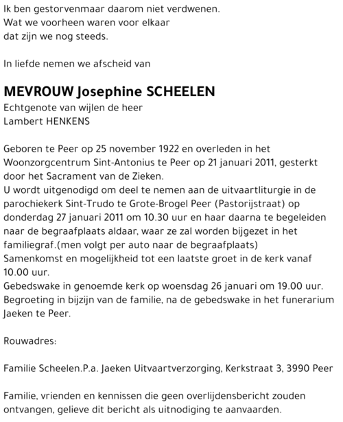 Josephine Scheelen
