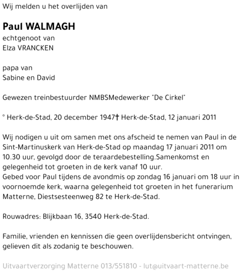 Paul Walmagh