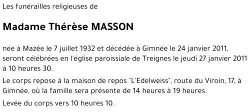 Thérèse Masson